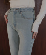 ヴィンテージライクハイウエストフレアデニムパンツ