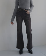 ヴィンテージライクハイウエストフレアデニムパンツ