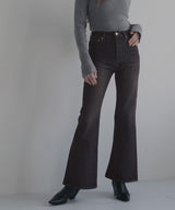 ヴィンテージライクハイウエストフレアデニムパンツ