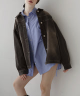 ヴィンテージオーバーサイズデニムシャツジャケット