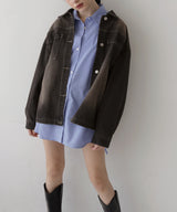 ヴィンテージオーバーサイズデニムシャツジャケット