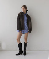 ヴィンテージオーバーサイズデニムシャツジャケット