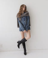 ヴィンテージオーバーサイズデニムシャツジャケット