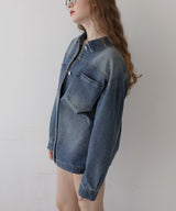 ヴィンテージオーバーサイズデニムシャツジャケット