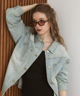 ヴィンテージオーバーサイズデニムシャツジャケット