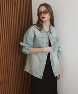 ヴィンテージオーバーサイズデニムシャツジャケット