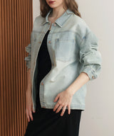 ヴィンテージオーバーサイズデニムシャツジャケット