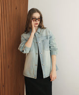 ヴィンテージオーバーサイズデニムシャツジャケット