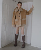 【10月下旬予約商品】ステンカラームートンジャケット