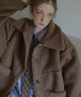 【10月下旬予約商品】ステンカラームートンジャケット