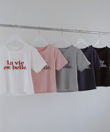コンパクトロゴプリントTシャツ