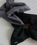 ストライプスクエアシュシュ