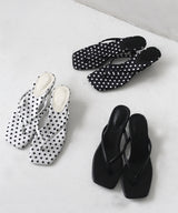 【6月中旬予約商品】ヒールサンダル