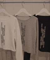 コンパクトロゴTシャツ