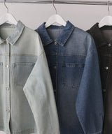 ヴィンテージオーバーサイズデニムシャツジャケット