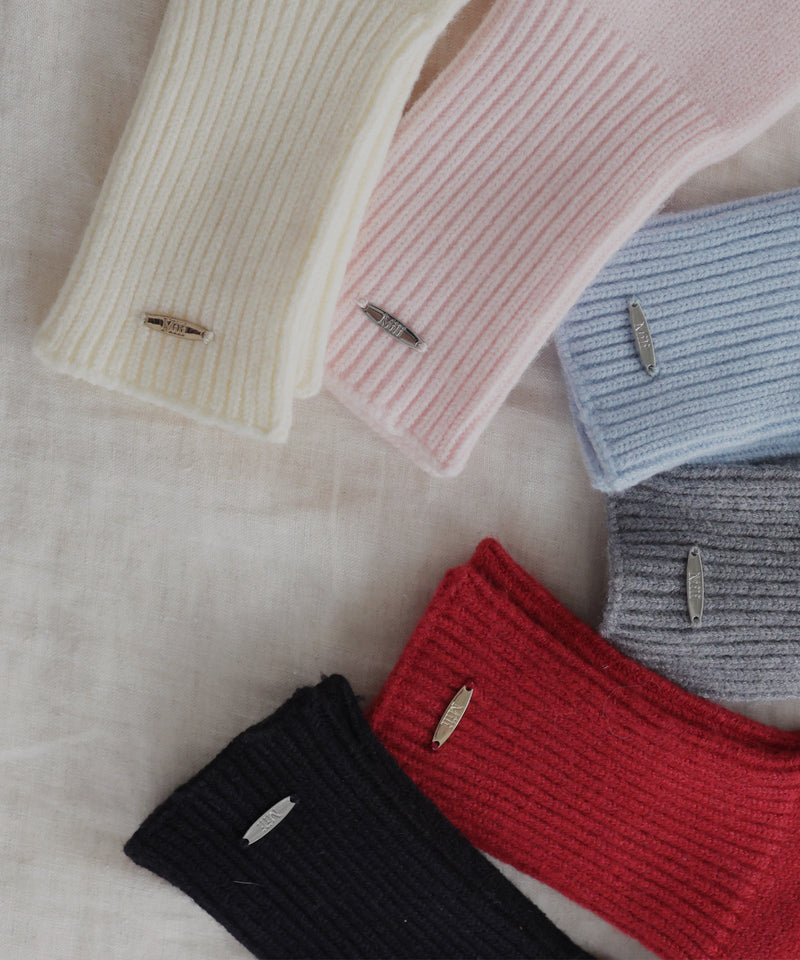 フィンガースリットニットグローブ/アームウォーマー/手袋