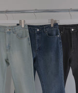 ヴィンテージライクハイウエストフレアデニムパンツ