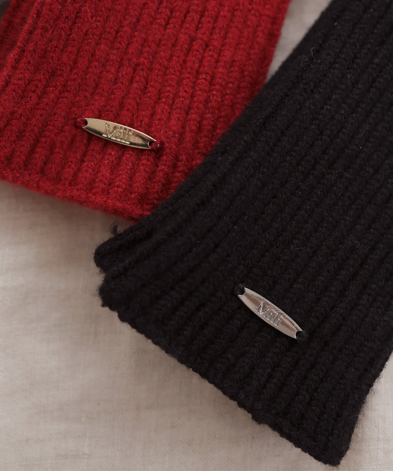 フィンガースリットニットグローブ/アームウォーマー/手袋