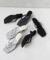 【6月中旬予約商品】ヒールサンダル