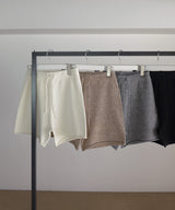 【セットアップアイテム】ホック付きポロニット＆ショートニットパンツ