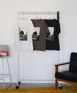 フォトプリントオーバーサイズショートスリーブTシャツ
