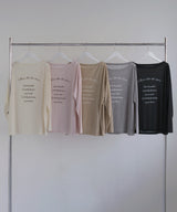 バックプリント2WAYワンショルシアーTシャツ