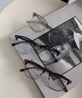 サーモントメガネ/ハーフフレームメガネ