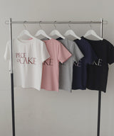 刺繍ロゴTシャツ